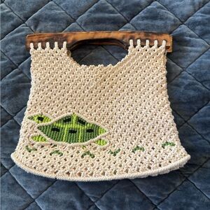 Crochet purse with Turtle Design